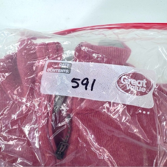 Patagonia Pink and Gray full Zip Jacket with Stand-Up Collar - Picture 7 of 7